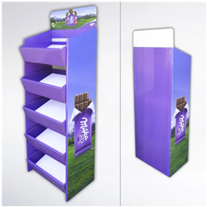 2024 HOT Free New Custom Design High Quality Promotion Recyclable Pos Chocolate Display Stand