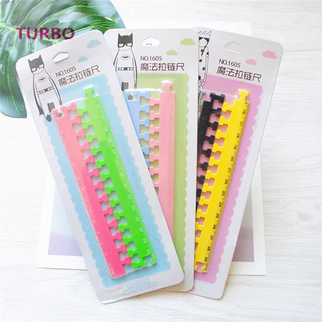 Мексиканский Лидер продаж детский подарочный набор канцелярские товары оптовая продажа Забавные милые гибкие пластиковые линейки 15 см на заказ с