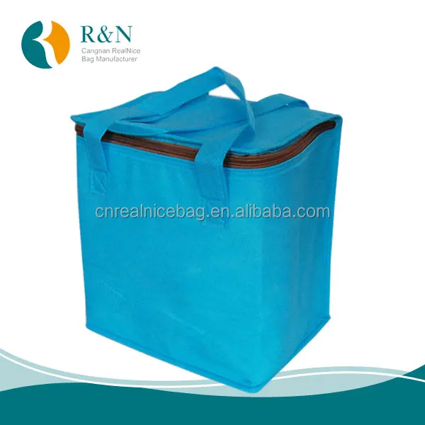 insulated freezer reusable cooler bag,IcePack Lunch Box made of non woven material,cooler bottle bag