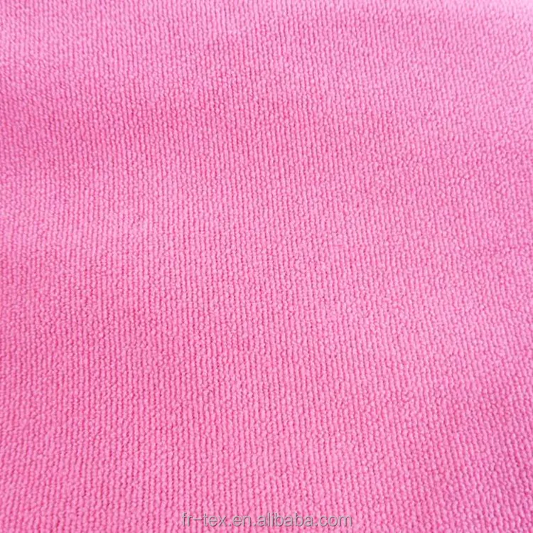 Polyester visa terry fabric insole fabric for sports shoes