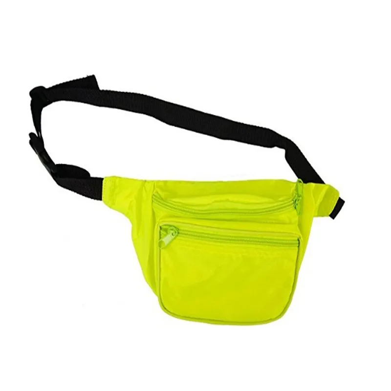 Fashion Party Fanny Pack Waist Belt Bag Oempromo Custom Colorful Sport Thread  Phone Bag OEM Unisex Zipper fanny pack bag