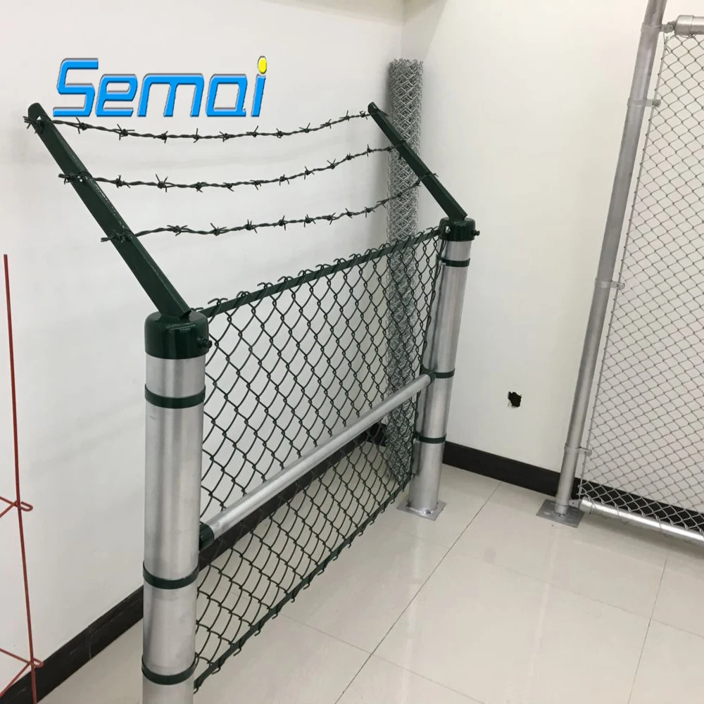 factory wholesale plastic chain link fence for tennis court low cost