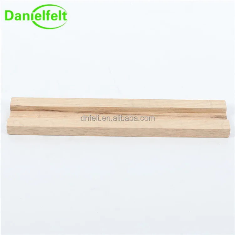 
China Supplier oak frame changeable magnetic black felt letter display board with custom stands letters 