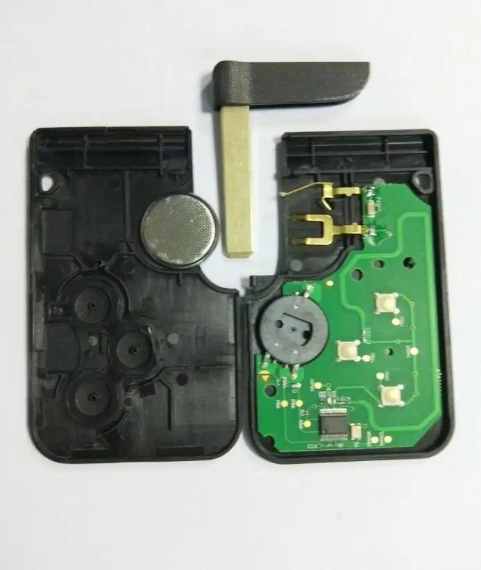 Remote Car Key Fob Case For Ren Megane II Scenic II Grand Scenic 2003-2008 3 Buttons PCF7947 Chip Smart Key Card