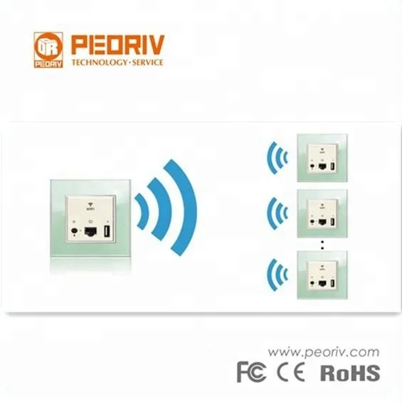 
AP Central Managed 802.11af Standard 86 Panel Smart Wireless Wifi Access Point Controller with USB Charging 