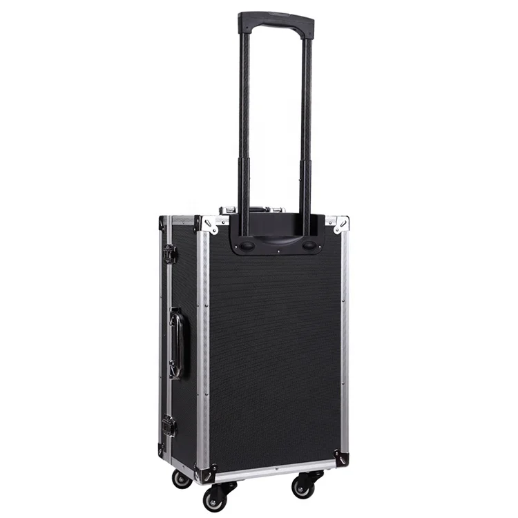 Carry-on aluminum tool case trolley luggage suitcase