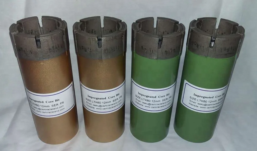 LTK60 Diamond Core Drill Bit for Very Hard Ore Mineral Efficient Drilling