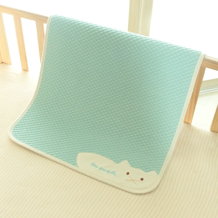 Bamboo Quilted Thicker Longer Waterproof Changing Pad Liners for Babies