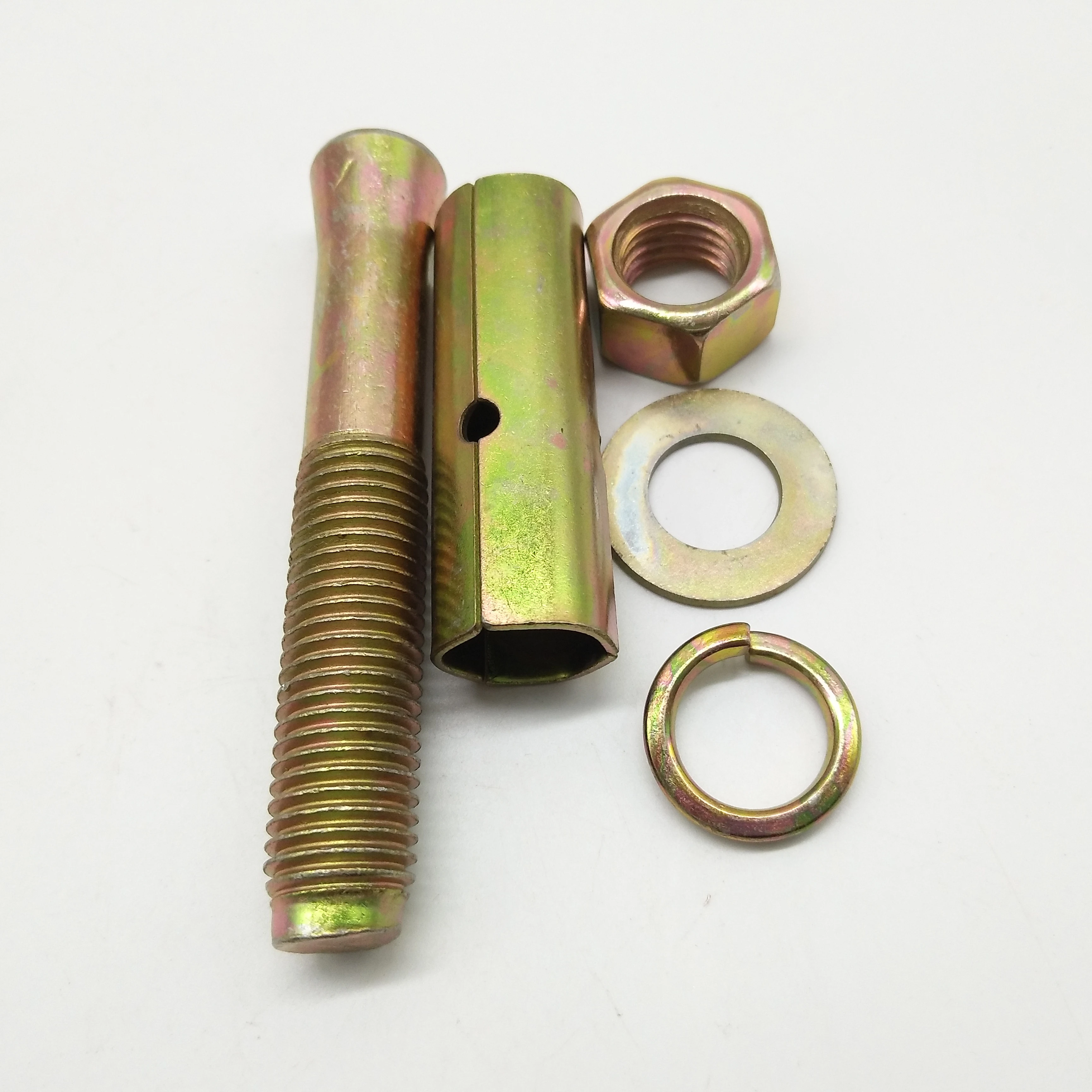 Carbon steel anchor Bolt with Explosion ,Galvanized Drawing Screw Iron Explosion Screw