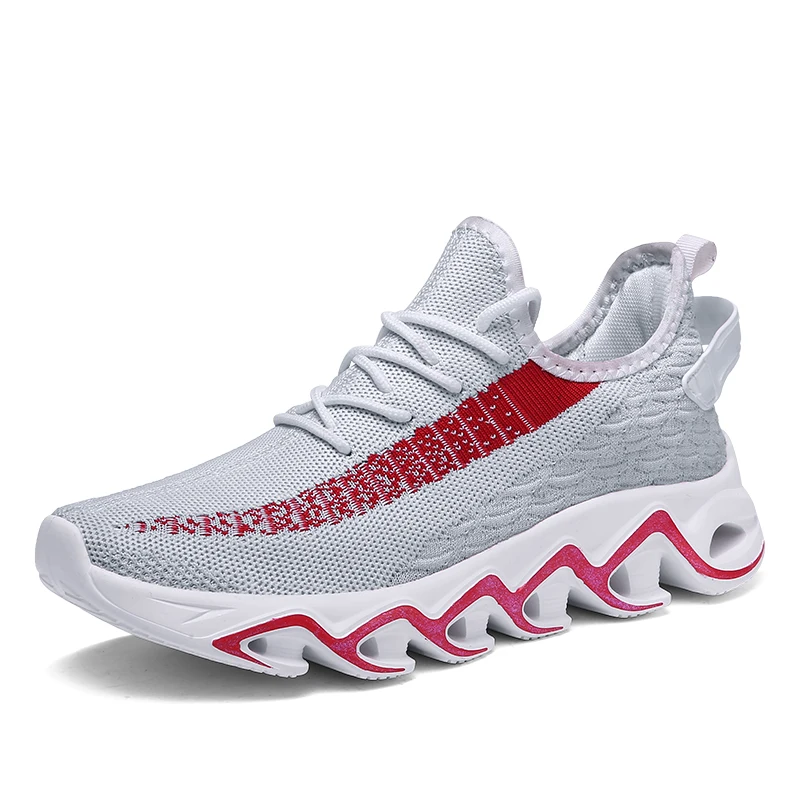 Мужские кроссовки большого размера, плетеные беговые туфли с лезвиями, международная торговля