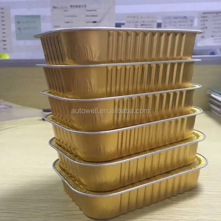 Safe healthy Insulated soup aluminum foil trays with sealing Cover