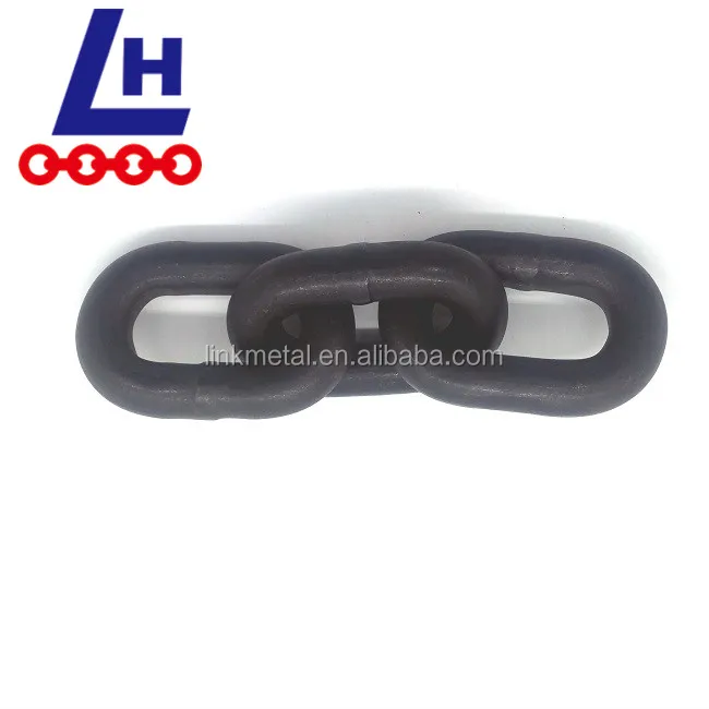 
 26mm China Manufacturer High Strength EN818-2 G80 G100 Alloy  Black Heat Treated Lifting Steel Chain  