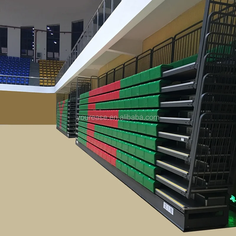 Yourease Basketball Retractable Gym Bleachers for sports center,university,school