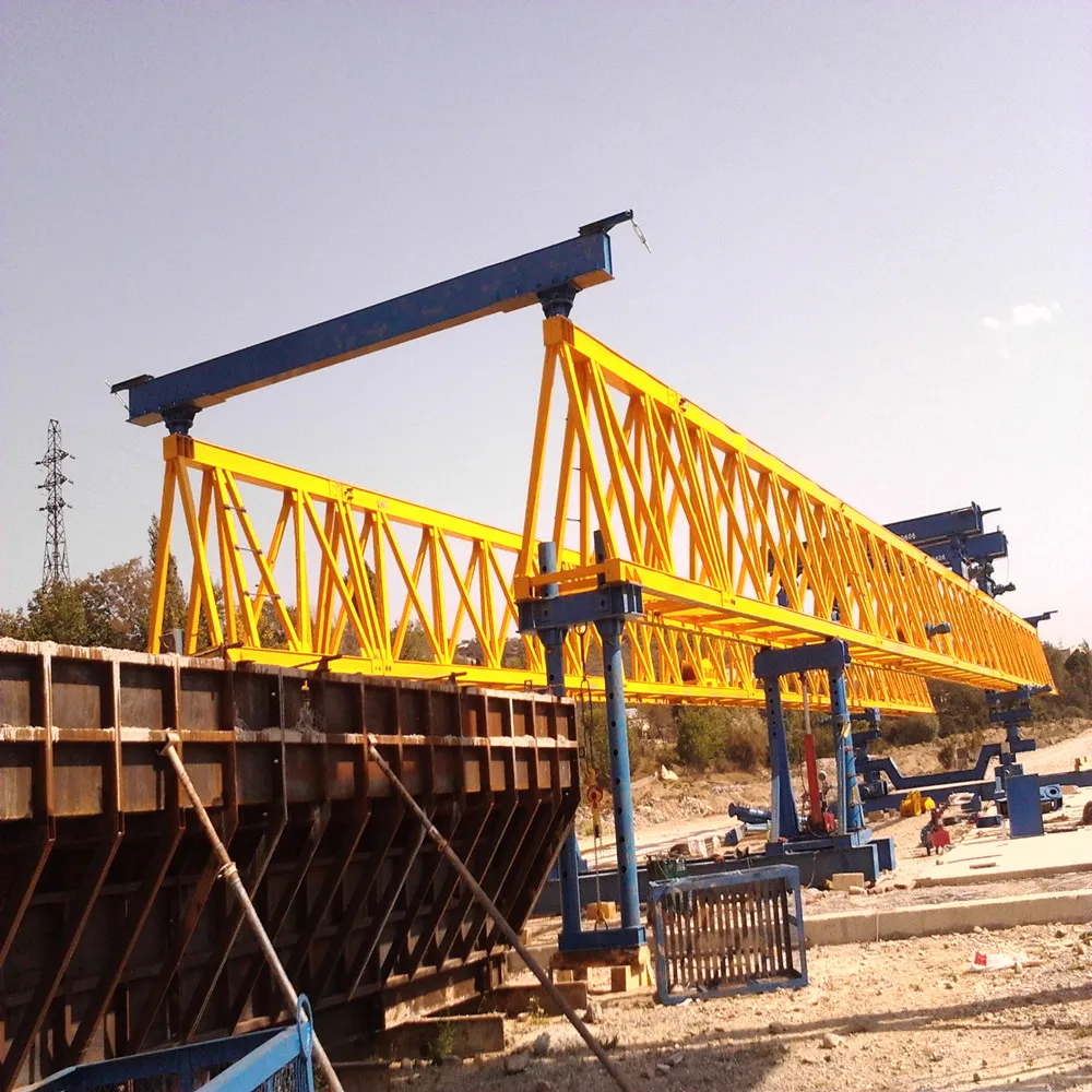 high speed railway bridge launching Erection girder crane