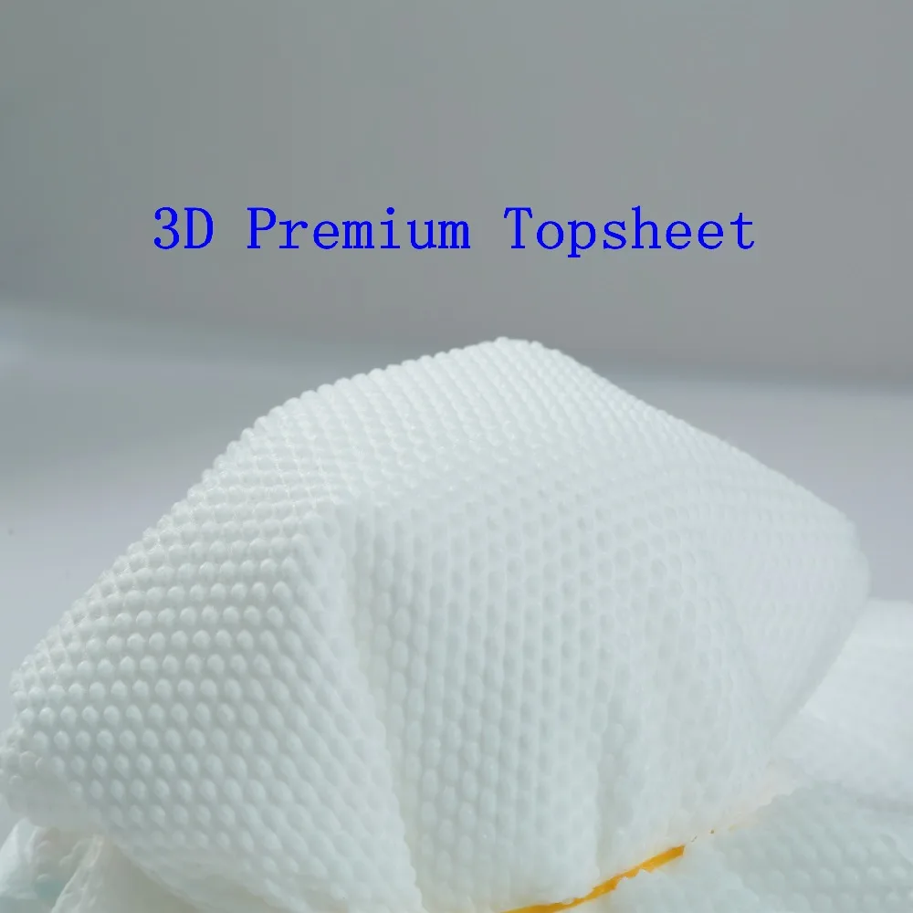 Breathable cute cartoon pattern PE flim pampering baby diapers