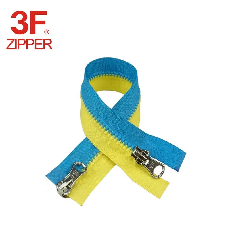 3F Zipper manufacturer  #5 vislon zipper, plastic zipper, resin zipper
