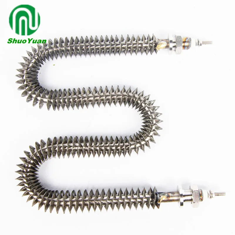 1000W/1500W/2000W/2500W/3000W/4000W Fin radiator heating tube for bake oven,tubular heat element for load bank