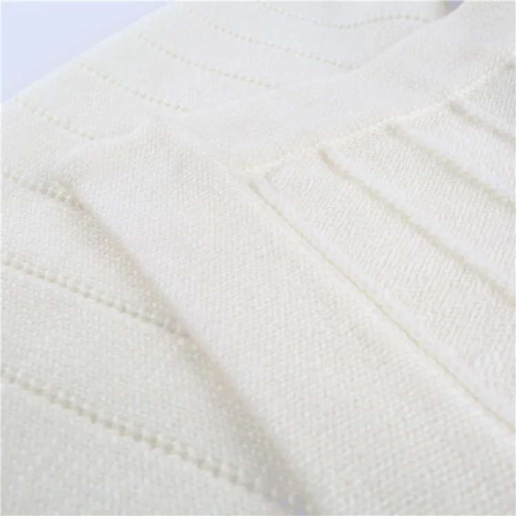 Luxury Washable Merino Wool Knitted Baby Blanket