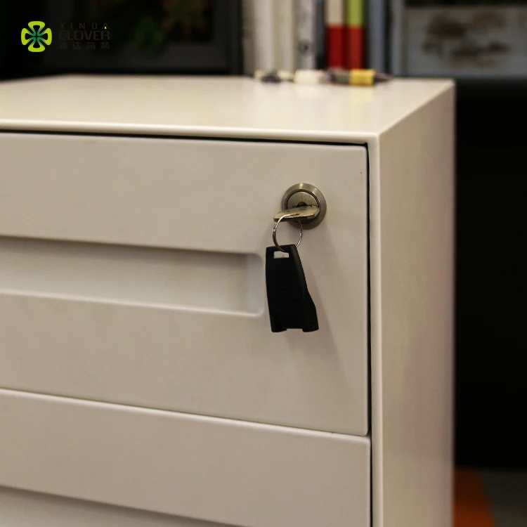Best price height quality under desk key lock filing cabinet 3 drawer metal file cabinet for home/office