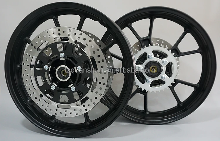 QS Wheel NZ1 17X3.0inch 17X4.0inch Gas Electric Motorcycle Aluminum Wheel