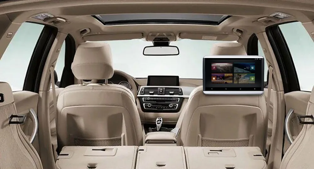 Auto Rear seat entertainment 10.6 inch  android   car headrest monitor