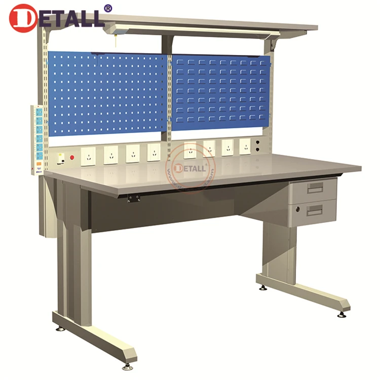 Detall Wholesale New Age Products metal steel material esd modular steel Standard workbench