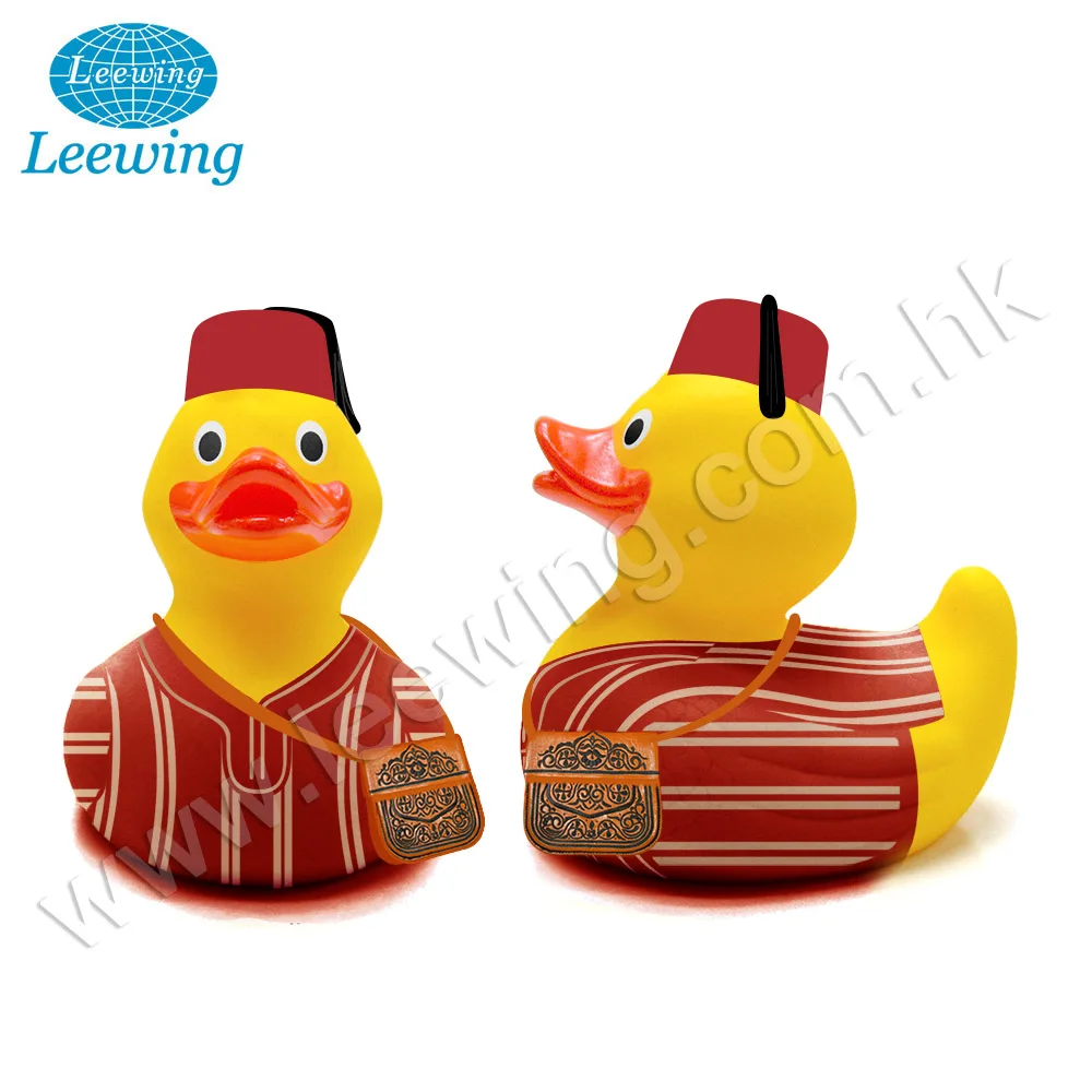 Classic Promotional Country Costume Omani Cap Yellow Rubber Bath Duck