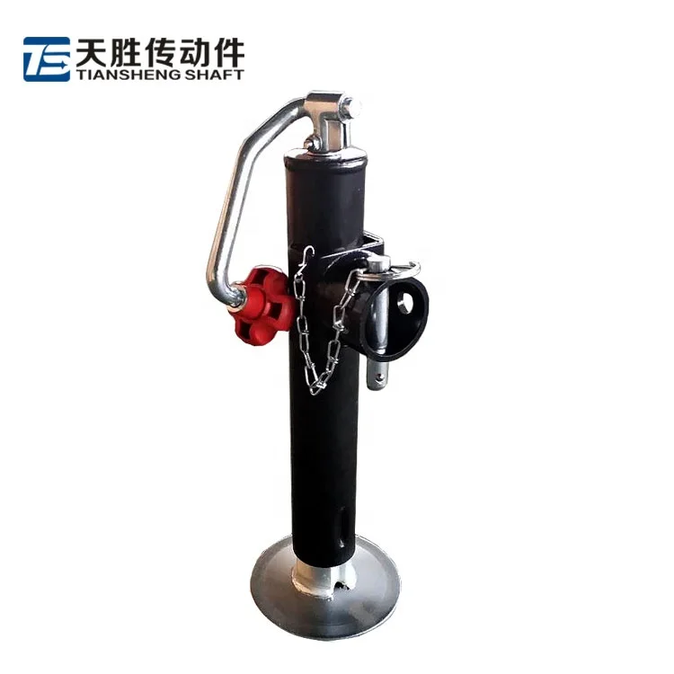 Trailer jack parts jockey wheel pipe mount swivel bracket trailer stabilizer jack