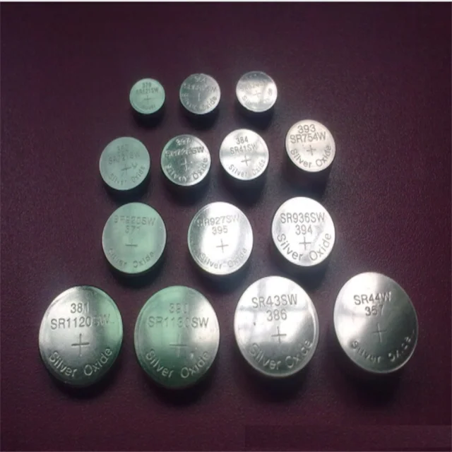 High Quality 1.55V 337 SR416SW Silver Oxide Button Cell Battery