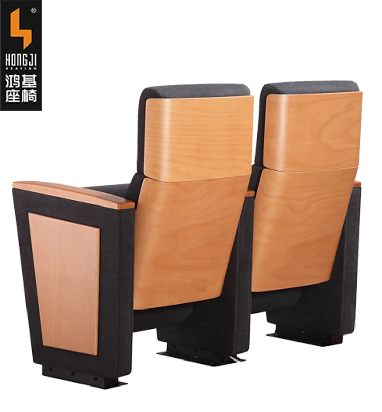 Fabric Upholstered Theater Furniture Bent Wood Cover Auditorium Seat For University Conference Rooms Use