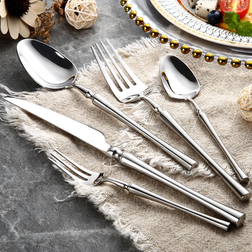 
Chinese wholesale flatware set wedding decoration dinnerware sets stainless steel safe cutlery set 