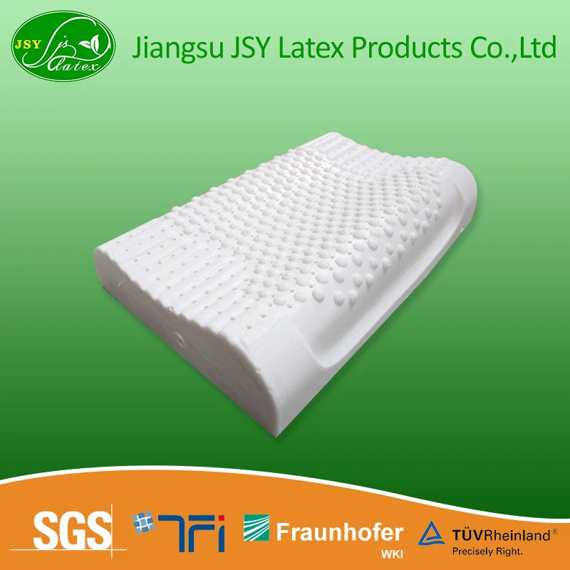 Pure natural latex pillow contour