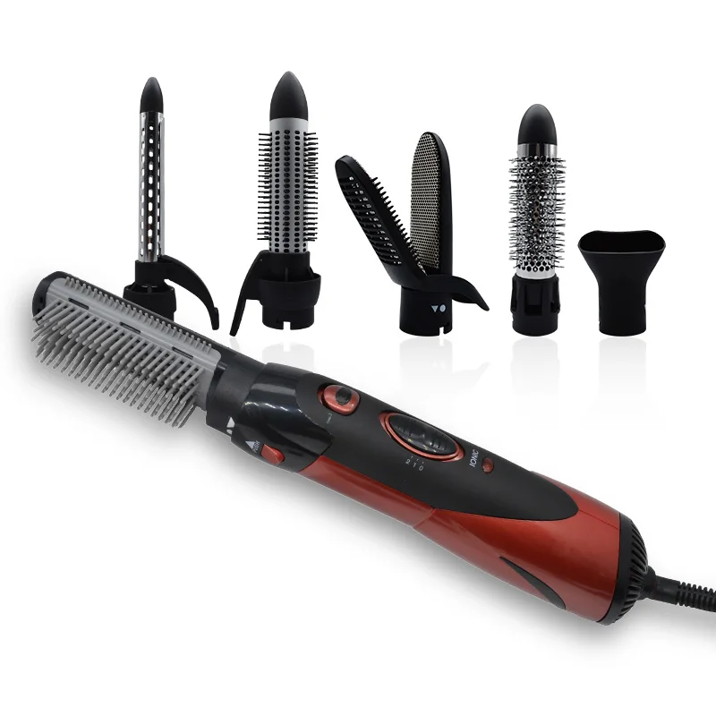 1000 Watt Hair Styling Products Rotating Electric Hair Brush Straightener Hot Air Brush Hair Dryer With 110v and 220v
