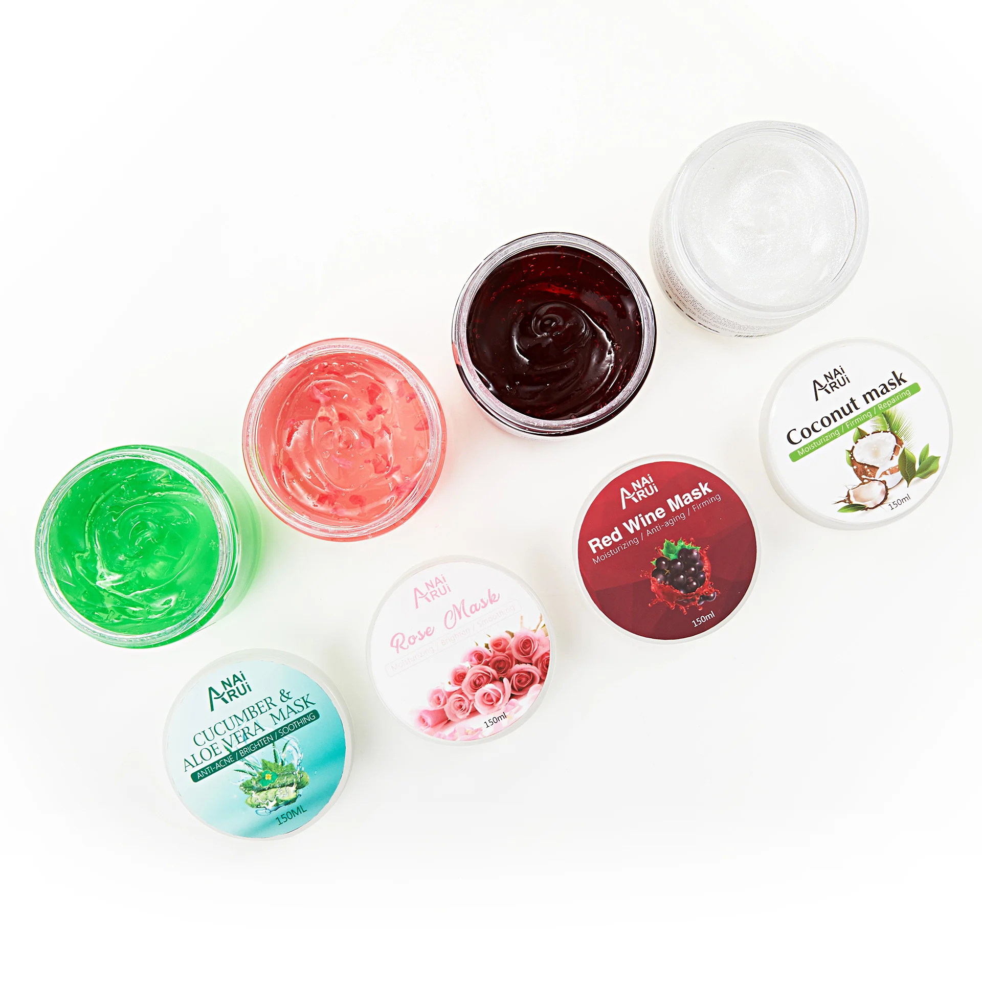  100% органический ночь алоэ вера Jelly гелевая маска для натуральный rorse гидро желе лицевая лица