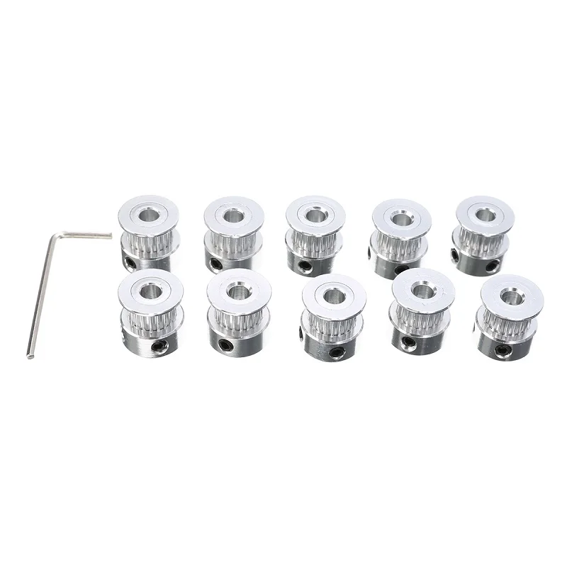 
Durable 10m GT2 20T Reinforced Timing Belt Pulley For CNC 3D Printer Prusa i3 Anet NEMA 