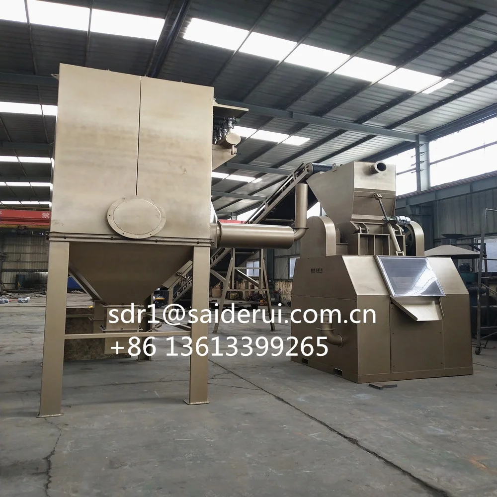 Insulated Telephone Copper Wire Granulator Wire recycling Separator machine