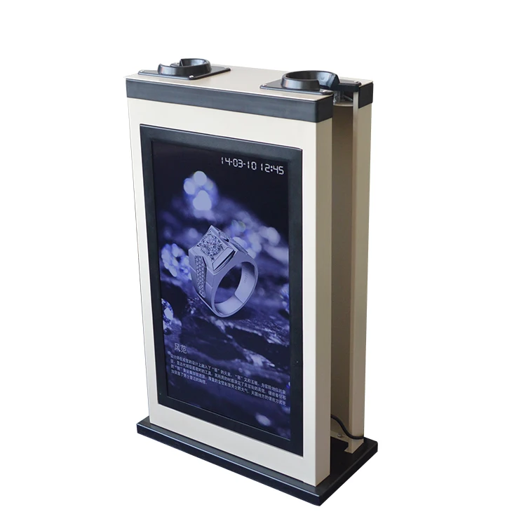 new business idea with long screen advertising wet umbrella wrapping machine