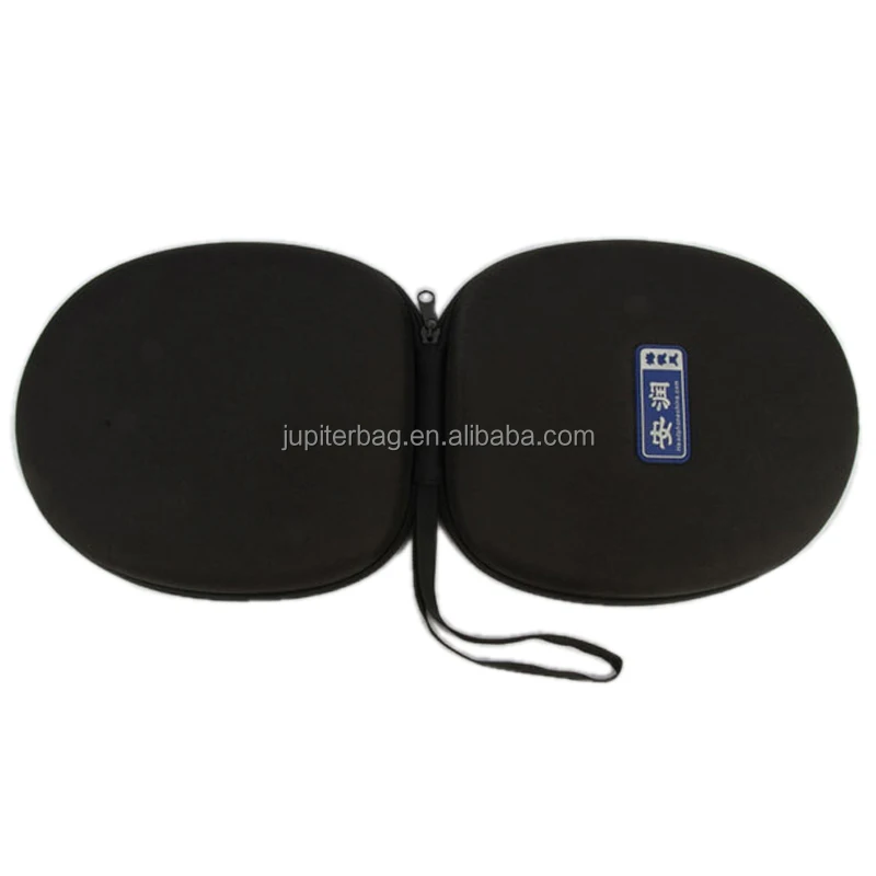 eva headphone zipper case organizer with pvc logo