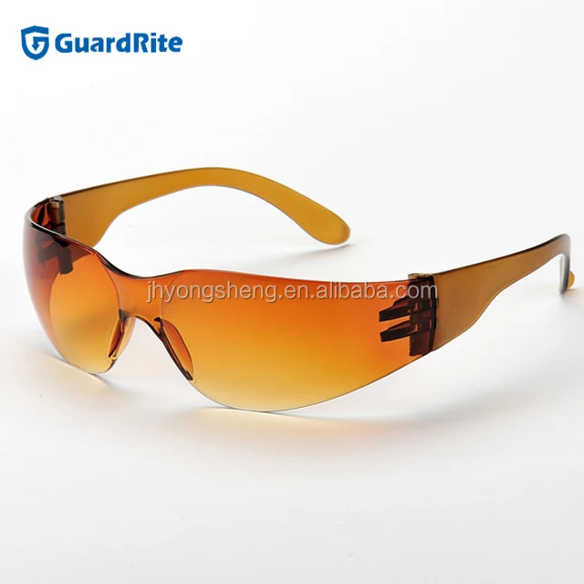 GuardRite brand CE EN166 Anti-Scratch,Anti-UV industrial protective working safety goggle