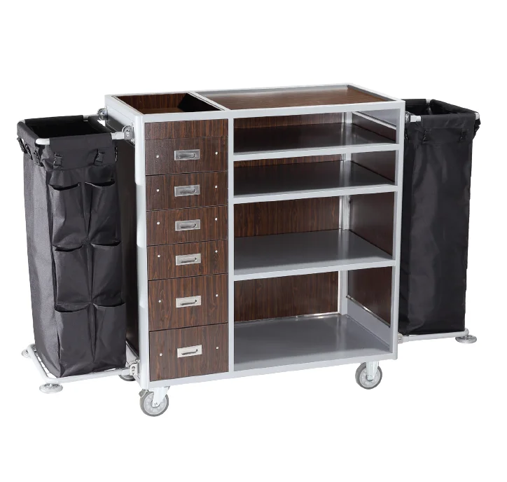 Тележка для дома-тележка для обслуживания гостевых комнат для отеля