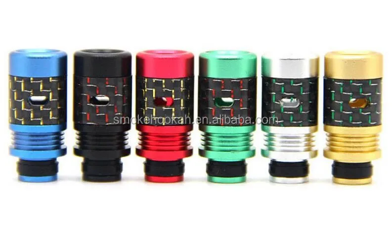 Buy lastest 510 drip tips the best e cigarette box mod rda tank carbon fiber drip tip 510 on sale