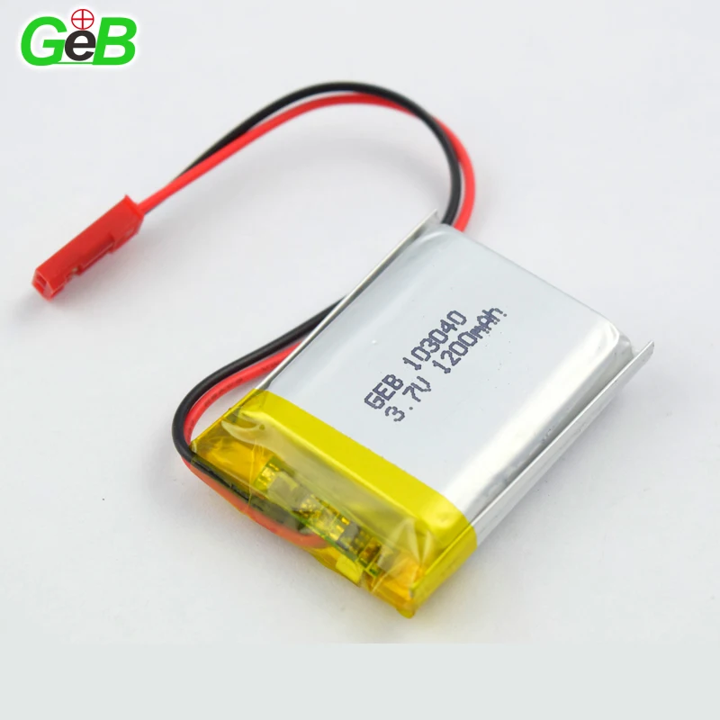 103040 3.7v 1200mah Rechargeable Li-polymer Battery for Digital Camera