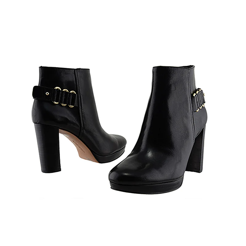 Handmade genuine leather manufacturer pumps women winter ankle boots