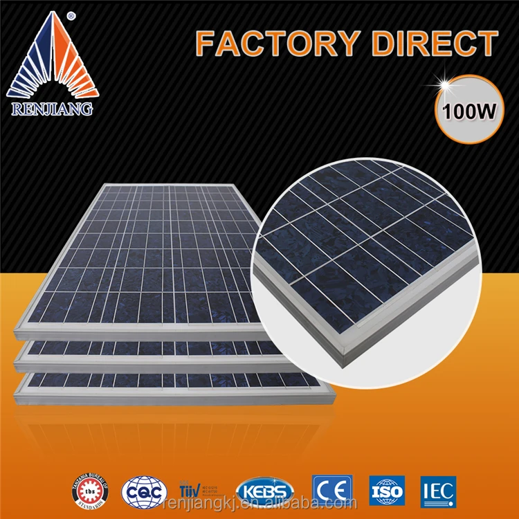 best price poly sun power 100w solar panel
