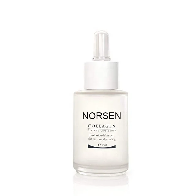 Organic Moisturizing Anti Aging Collagen Eye Serum Hot Selling Natural Glass Bottle Liquid Female 3 Years Sample Size 30 Days