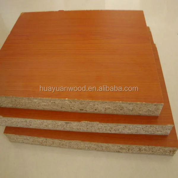 cheap price 15mm 18mm melamine faced particle board factory