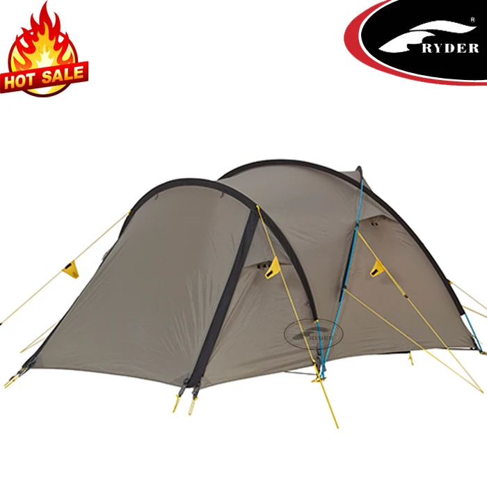 Private Label Top Brands Novelty Portable 3 Season 3 Person Waterproof Traveling Family Extended Geodesic Mountain Tent