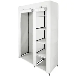 Folding portable non woven fabric wardrobe closet assemble clothes storage wardrobe