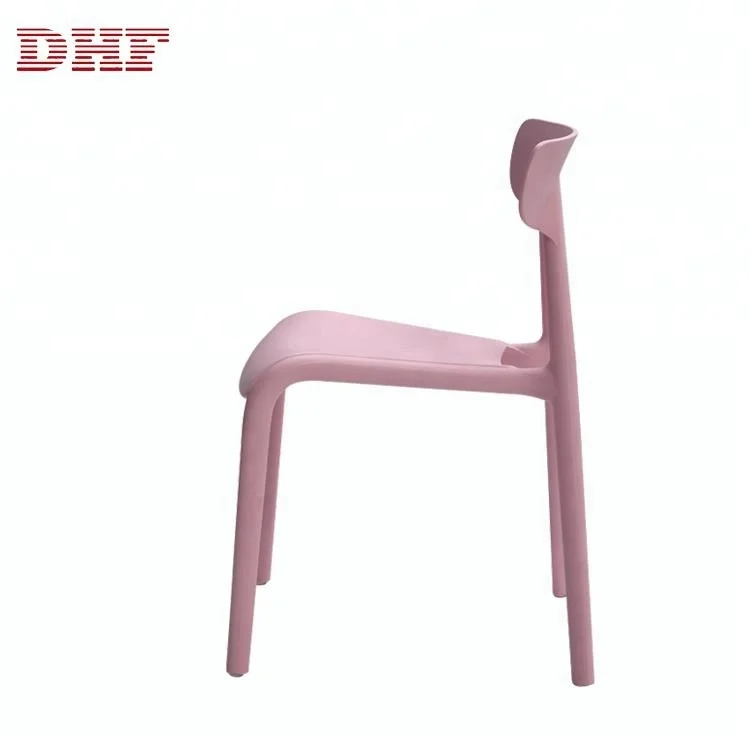 Modern stackable plastic chairs for the kitchen Indoor children party chair