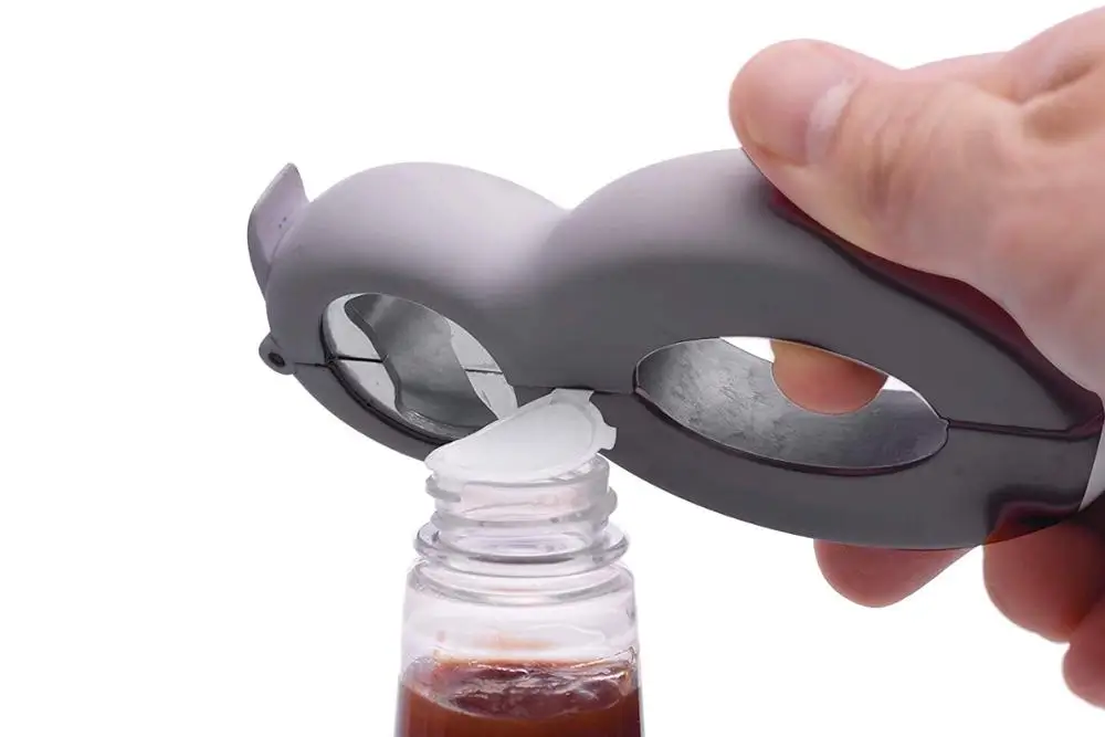 Распродажа недорогая пластиковая многофункциональная металлическая бутылка 5 в 1 открывалка для банок домашней кухни